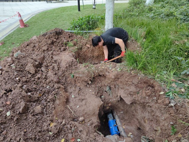 埋地消防水管漏水怎么办（兰州新区）